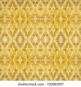 Old yellow rattan abstract pattern texture background,EPS10.