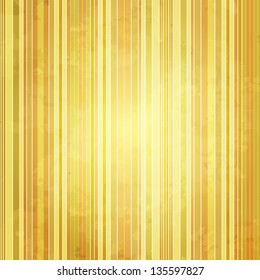 Old yellow spotted paper with vertical stripes translucent golden (vector EPS 10)