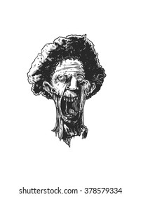 Old Zombie Head
