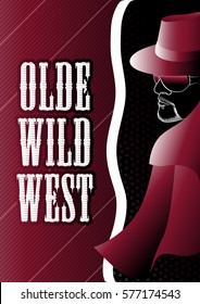 Olde Wild West Gunslinger Poster