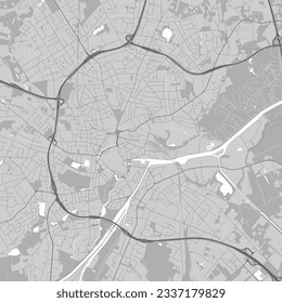 Mapa de antecedentes de Oldenburg, zona urbana