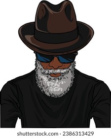 older Man
 senior
 African American
 male
 person
 hat
 old
 mature
 man
 looking
 lifestyle
Fedora Hat
Sunglasses
 human
 handsome
 portrait
 adult
 gray
 face
 expression
 character
 guy
 studio