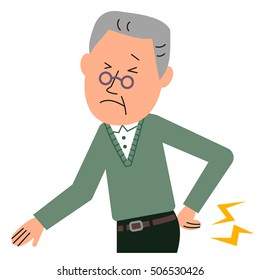 Older men of low back pain