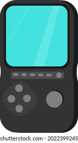 older model portable video game material 