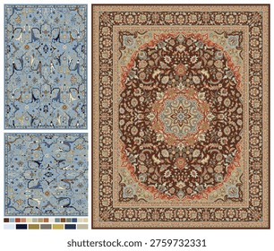 Oldest centres for the genuine Persian carpets is the Iranian of Tabriz