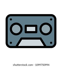 Old-fashioned Audio Cassette