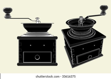 Old-Fashioned Coffee Grinder 01