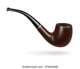 Old-fashioned smoking pipe