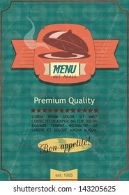 old-fashioned vintage menu design / vector eps 10