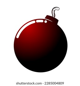 Altmodische Bombe-Ikone bereit