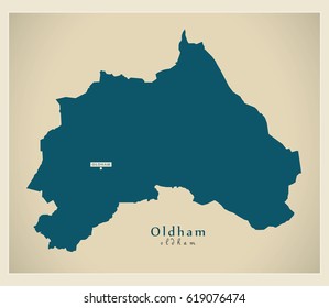 Oldham borough Greater Manchester UK England