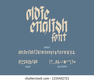 Oldie English font