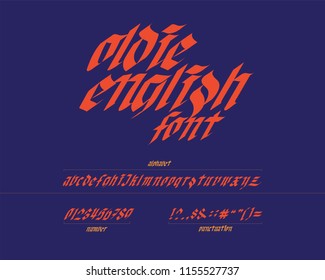 Oldie English font italic