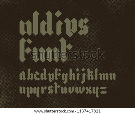 Oldies font set