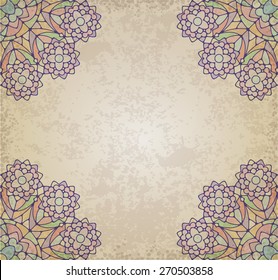 Old-style colored background with gentle and pleasant colors