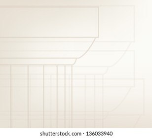 old-style greece column. eps10 vector illustration