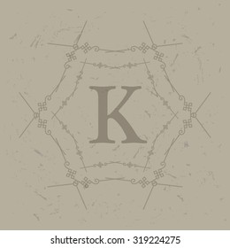 old-style letter to the. logo, emblem, sticker, coffee, company