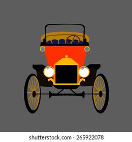 oldtimer car illustration