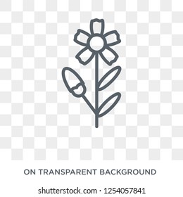 Oleander icon. Trendy flat vector Oleander icon on transparent background from nature collection. High quality filled Oleander symbol use for web and mobile