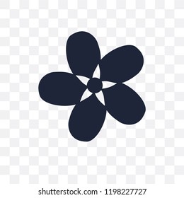 Oleander transparent icon. Oleander symbol design from Nature collection. Simple element vector illustration on transparent background.