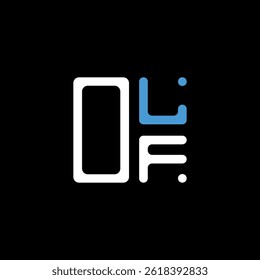 OLF letter logo creative design with vector graphic, OLF simple and modern logo. OLF luxurious alphabet design  