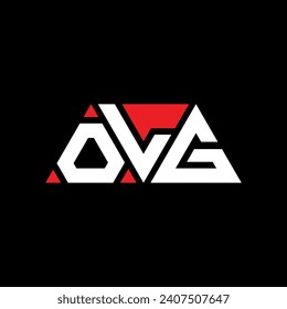 Diseño del logotipo de la letra del triángulo OLG con forma de triángulo. Monograma de diseño del logotipo del triángulo OLG. Plantilla de logotipo vectorial del triángulo OLG con color rojo. Logotipo triangular OLG Diseño sencillo, elegante y lujoso.