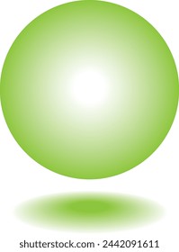 Olive Ball simple vector illustration