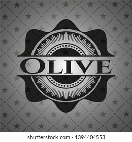 Olive black emblem. Vector Illustration. Detailed.