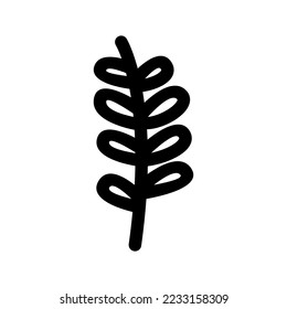 Olive Branch Icon Vector Symbol Design Illustration