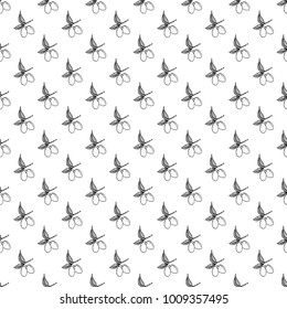 Olive branch seamless pattern. Natural background Design with olives for olive oil or cosmetics products, vector illustration.