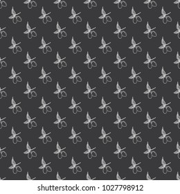 Olive branch seamless pattern. Natural background Design with olives for olive oil or cosmetics products, vector illustration.