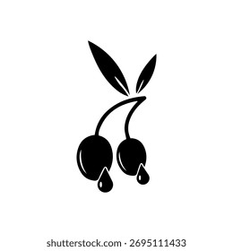 Olive Branch Vector art illustration