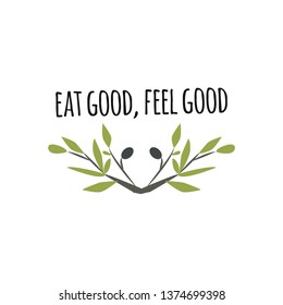 Olive brunch for your design. Digital illustration for cards, title 
