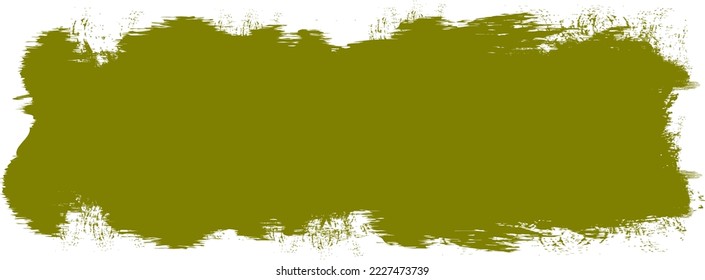 Olivenbäume einzeln auf Hintergrund. Pinselstrich, Pinselstrich, Vektorgrafik für die Farbe von Olivenfarben, Grunge-Design, Schmutzbanner, Aquarellfarben, schmutzige Textur. Trendiger Pinselstrich, Vektorgrafik