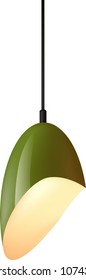 Olive chandelier 3d