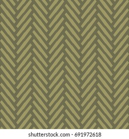 Olive chevron pattern background. Abstract vector.