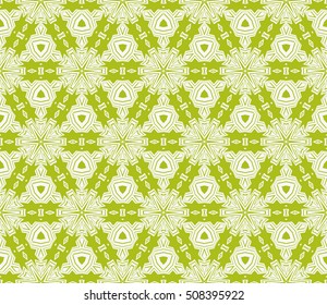 olive color geometric pattern of abstract lines and shapes. Seamless vector illustration. for design seamless textures, wallpaper, scrapbooking, factory production