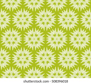 olive color geometric pattern of abstract lines and shapes. Seamless vector illustration. for design seamless textures, wallpaper, scrapbooking, factory production