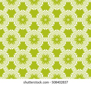 olive color geometric pattern of abstract lines and shapes. Seamless vector illustration. for design seamless textures, wallpaper, scrapbooking, factory production