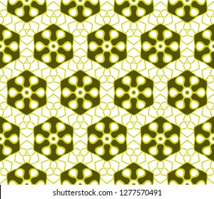 Olive color vector texture with seamless geometric pattern. Template for backgrounds.