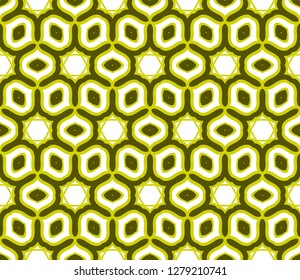 Olive color vector texture with seamless geometric pattern. Template for backgrounds.