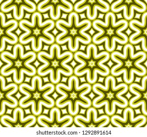 Olive color vector texture with seamless geometric pattern. Template for backgrounds.