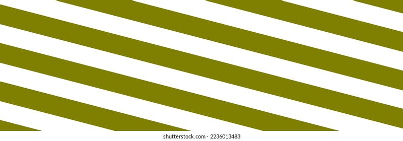 Olive diagonal stripes on white background. Straight lines pattern for backdrop and wallpaper template. Realistic lines with repeat stripes texture. Simple geometric background, vector illustration