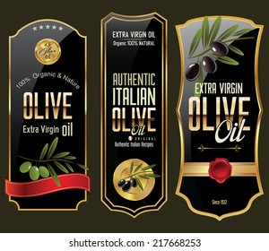 Olive gold and black banner collection