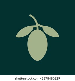 olive grain icon vector illustration design