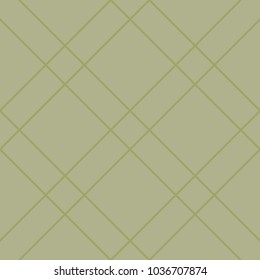 Olive green geometric ornament. Seamless pattern for web, textile and wallpapers