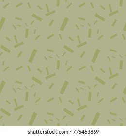 Olive green geometric print. Seamless pattern for web, textile and wallpapers