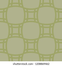 Olive green geometric seamless pattern for web, textile and wallpapers