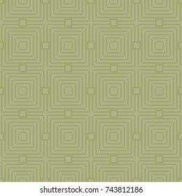 Olive green geometric seamless pattern for web, textile and wallpapers