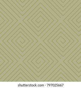 Olive green geometric seamless pattern for web, textile and wallpapers
